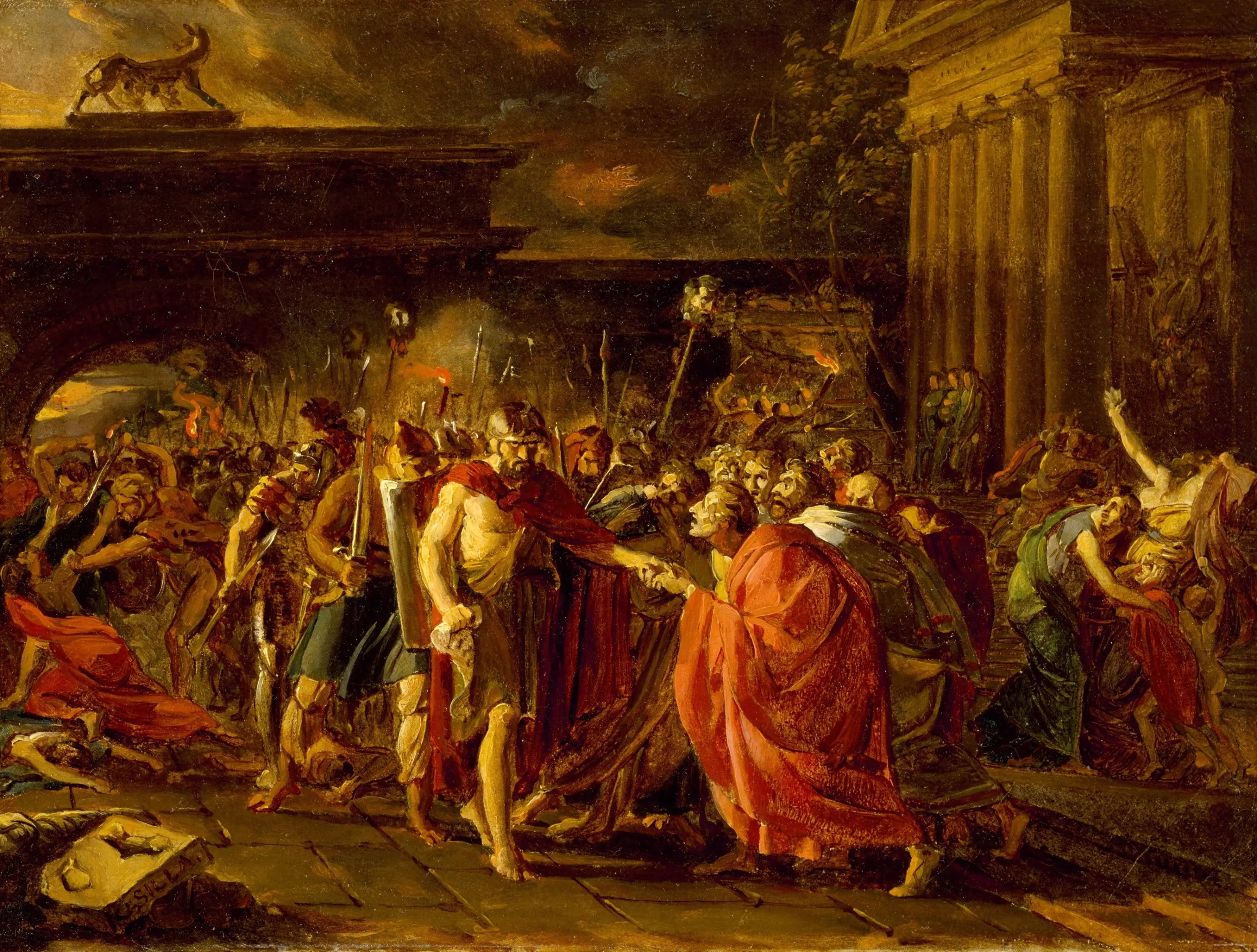 Marius de retour à Rome - François Gérard - Alpha Reproduction