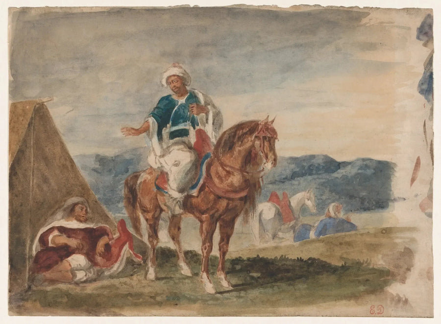 Atlı Faslı - Eugène Delacroix