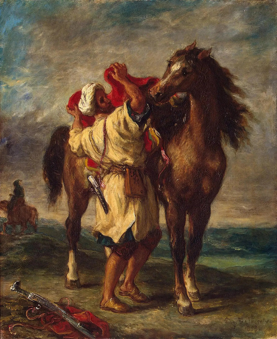 Faslı atını satan - Eugène Delacroix