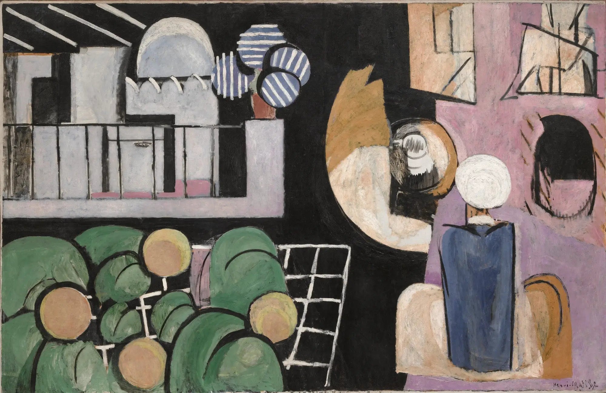 Reproduction du tableau « Marocains - Henri Matisse » par Alpha Reproduction en peinture à l’huile