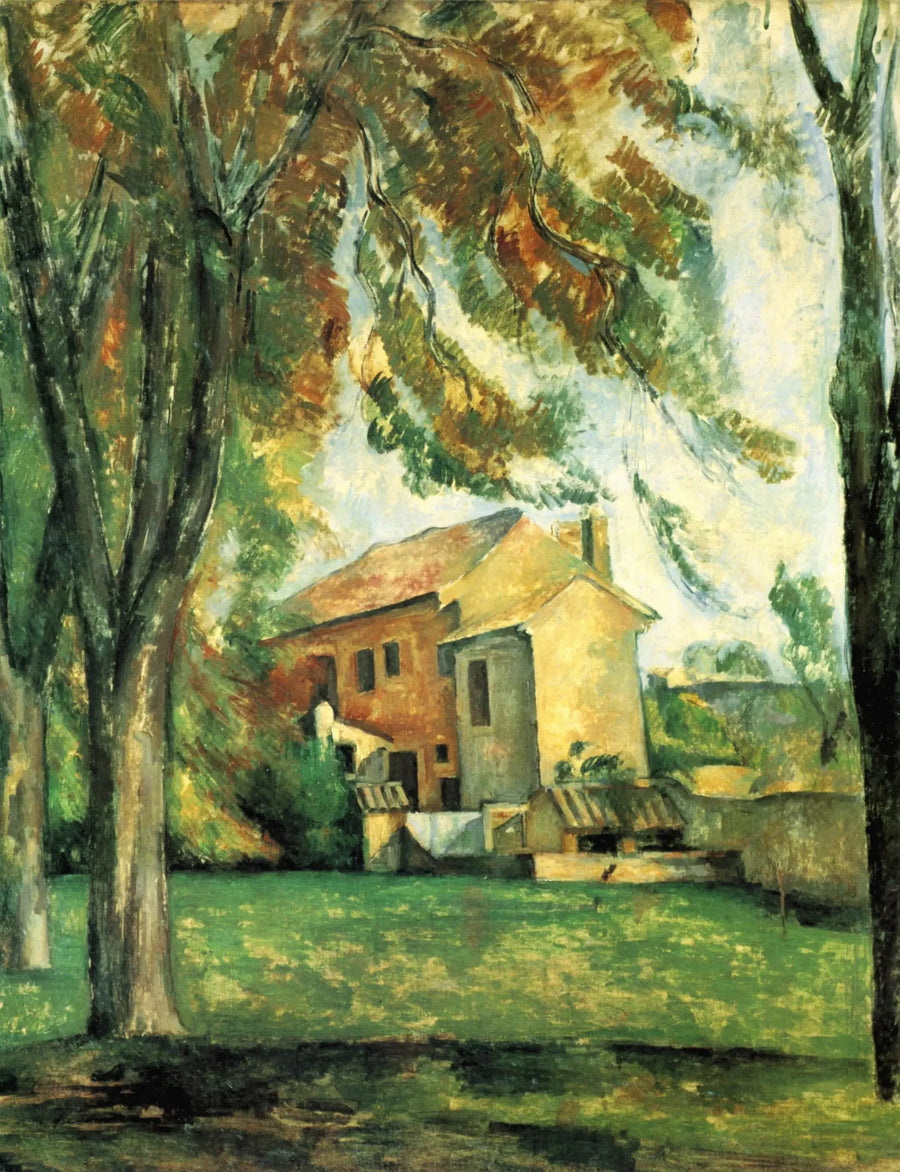 Kestane Ağaçları ve Jas de Bouffan Çiftliği - Paul Cézanne