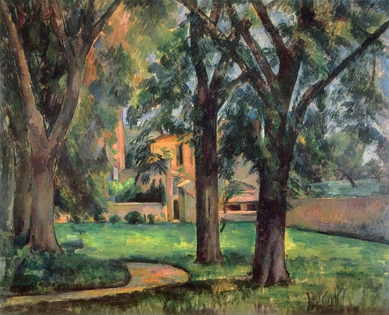 Kestane Ağaçları ve Jas de Bouffan Çiftliği - Paul Cézanne