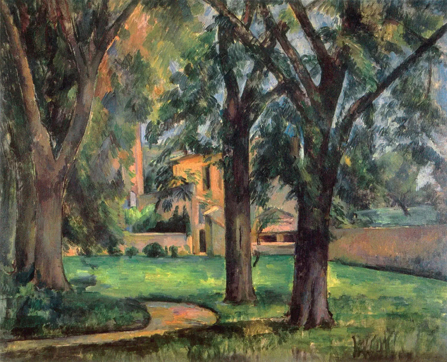 Kestane Ağaçları ve Jas de Bouffan Çiftliği - Paul Cézanne