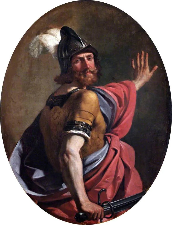 Mars olarak savaşçı - Guercino