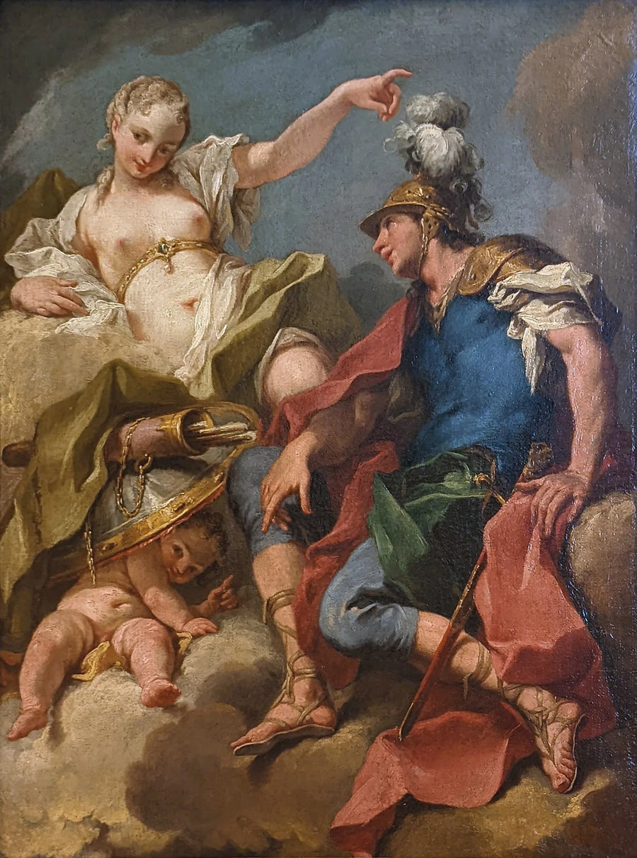 Mars ve Venüs - Giovanni Battista Pittoni