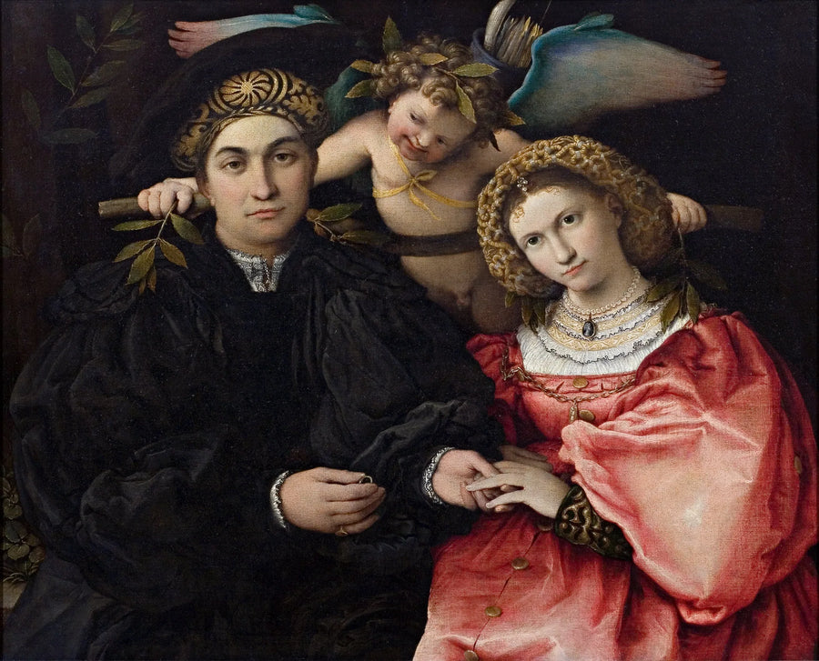 Marsilio Cassotti ve eşsi Faustine - Lorenzo Lotto