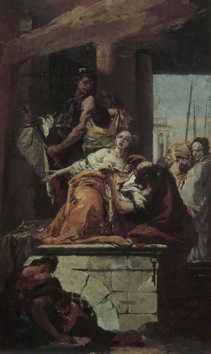 Azize Agatha'nın Şehitliği - Giovanni Battista Tiepolo