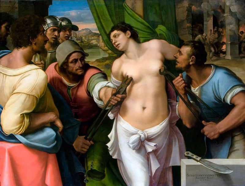 Azize Agatha'nın Şehitliği - Sebastiano del Piombo