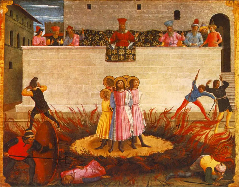 Azizler Kümey ve Damien'in Şehitliği - Fra Angelico