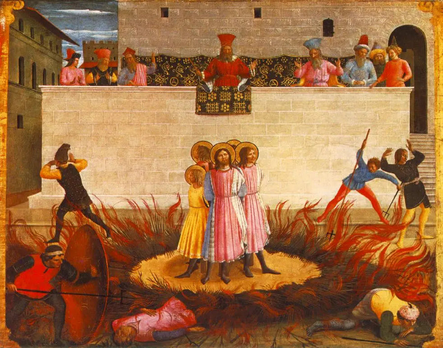 Azizler Kümey ve Damien'in Şehitliği - Fra Angelico