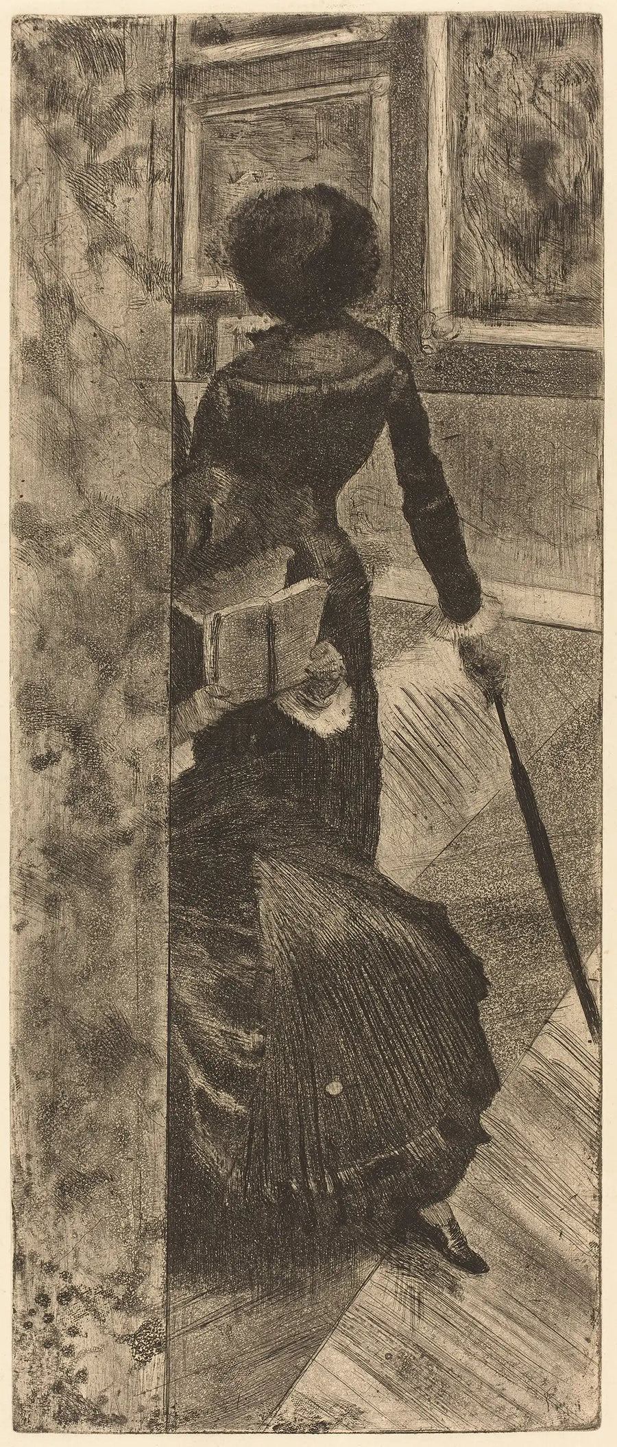 Louvre'deki Mary Cassatt: Resim - Edgar Degas