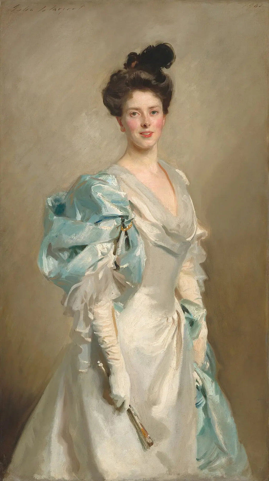 Mary Crowninshield Endicott Chamberlain (Joseph Chamberlain'in eşi) - John Singer Sargent