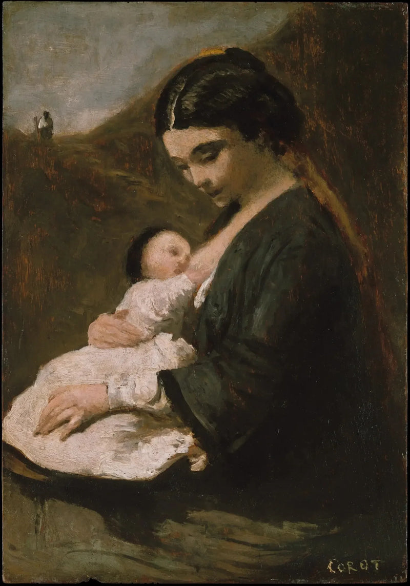 Doğum - Jean-Baptiste Camille Corot