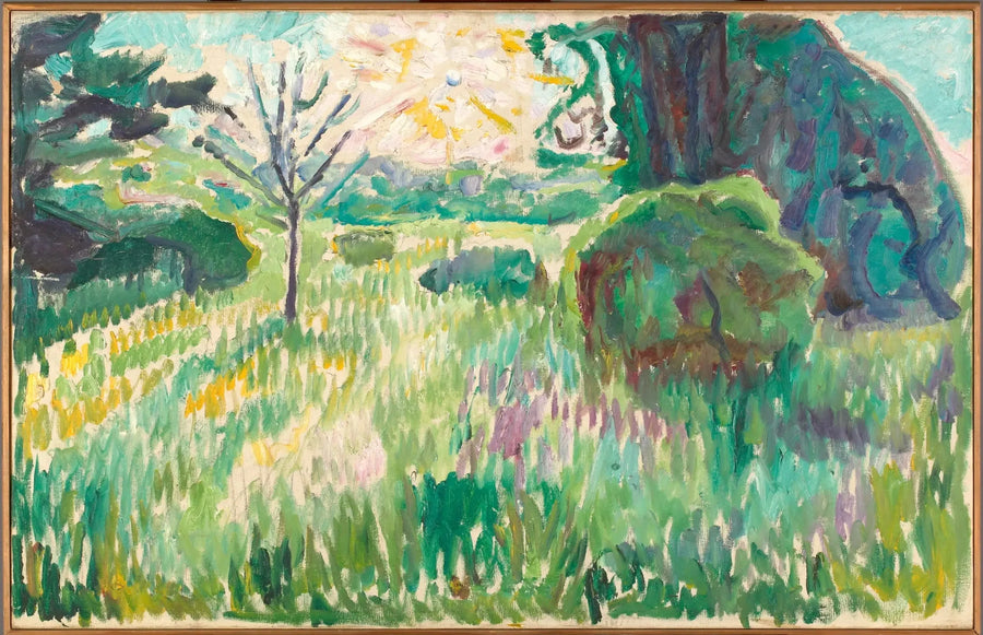 Bahçede Sabah - Edvard Munch