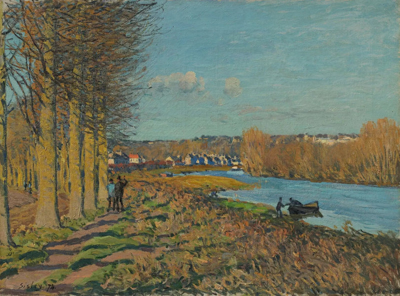 Kış Sabahı - Alfred Sisley