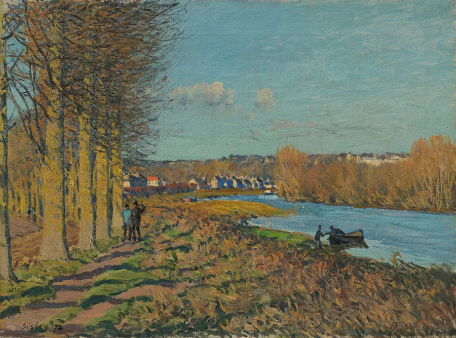Kış Sabahı - Alfred Sisley