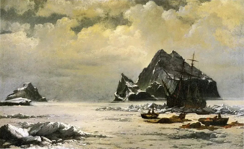 Arktik Buz Tarlalarında Sabah - William Bradford