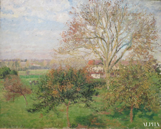 Matin d'automne à Eragny - Edouard Manet - Reproductions de tableaux et peintures haut de gamme