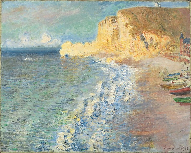 W830 Étretat'ta sabah - Claude Monet