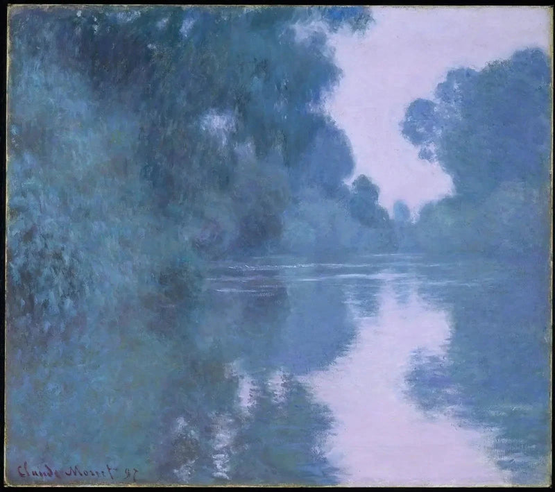 Seine Nehri'nde Sabah, Boston W1481 - Claude Monet