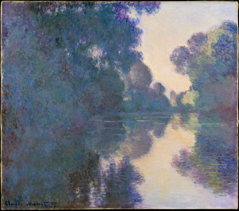 Seine Nehri'nde Sabah, Met 56.135.4 W1482 - Claude Monet