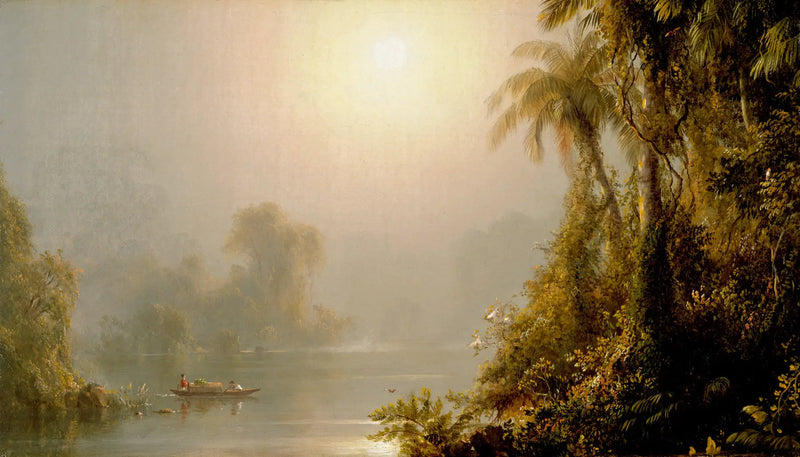 Tropiklerde Sabah - Frederic Edwin Church