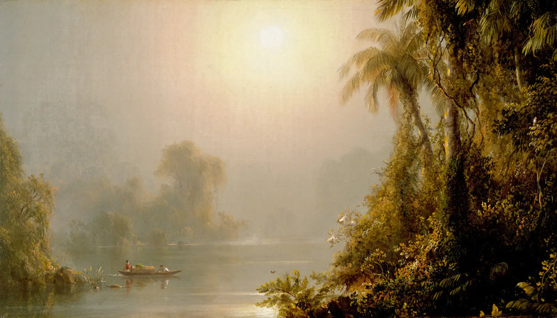 Tropiklerde Sabah - Frederic Edwin Church