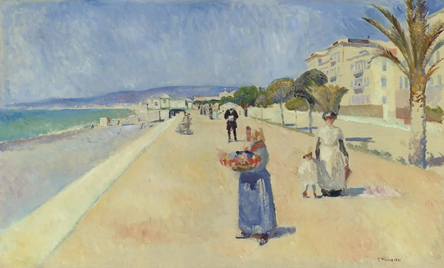 İngilizler Caddesi'nde Sabah - Edvard Munch