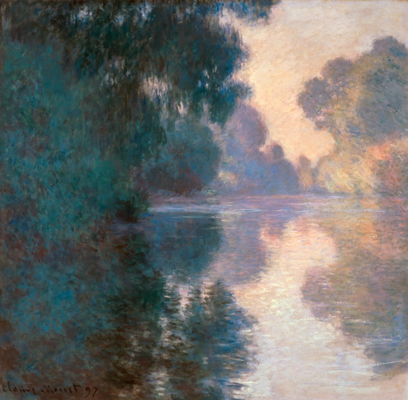 Sabah Seine Nehri'nde, güzel hava - Claude Monet