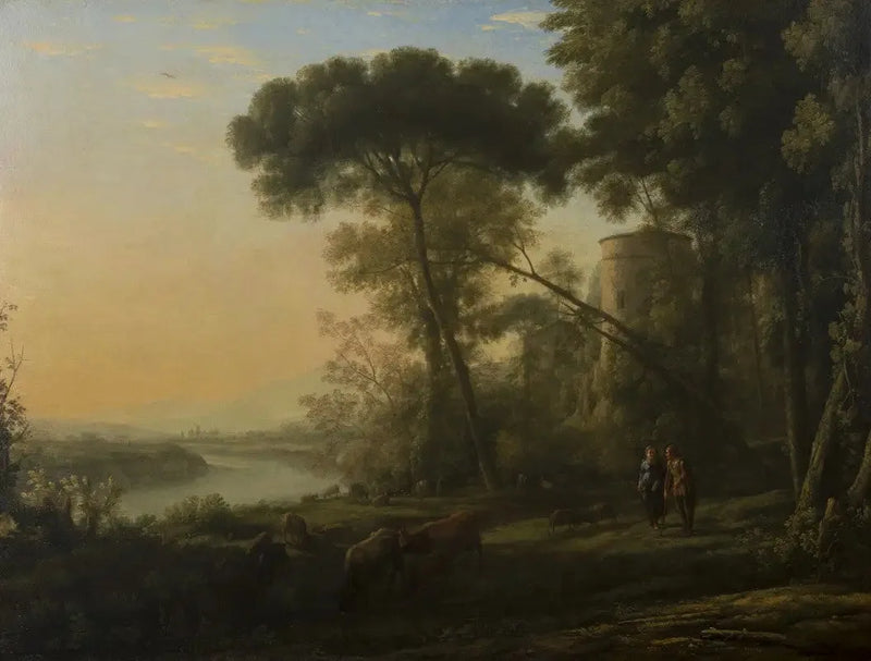 Matin : Bir Ağaçlık Manzara - Claude Lorrain