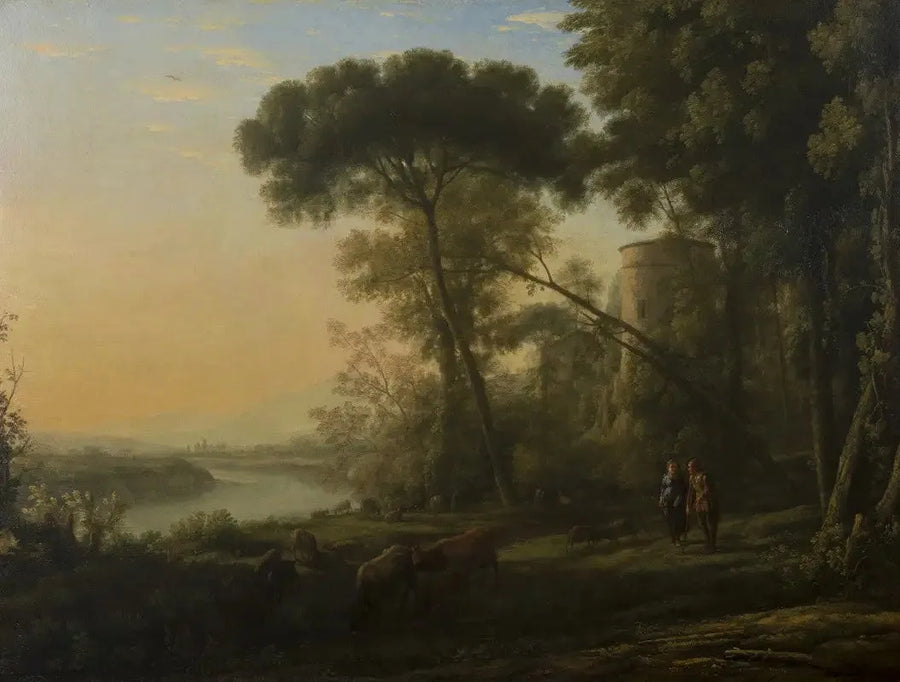 Matin : Bir Ağaçlık Manzara - Claude Lorrain