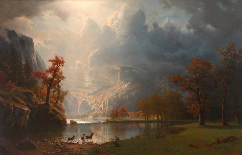 Sierra Nevada'da Sabah - Albert Bierstadt