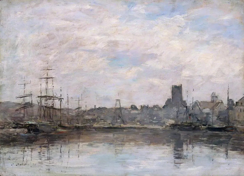 Eylül Sabahı: Fécamp Limanı - Eugène Boudin