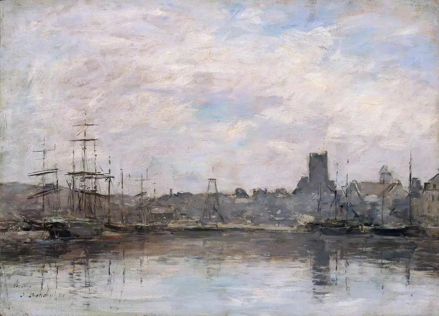 Eylül Sabahı: Fécamp Limanı - Eugène Boudin