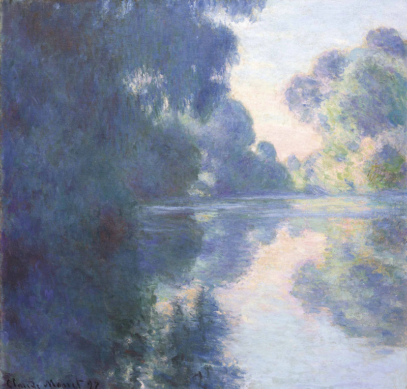 Seine W1484'te Sabah - Claude Monet