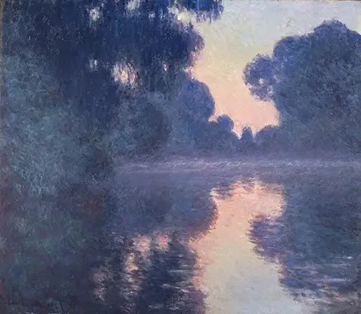 Sabah Saatleri Seine Nehri'nde - Claude Monet