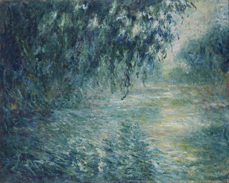 Sabah Seine Nehri'nde, yağmurlu hava - Claude Monet