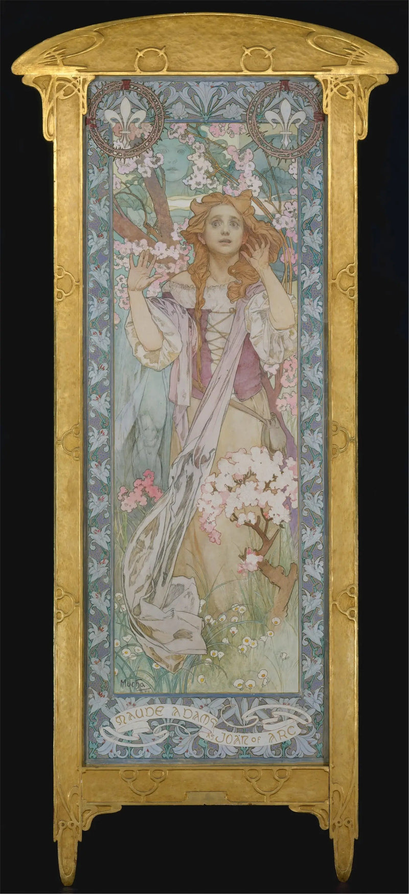Maude Adams Jeanne d'Arc Rolünde - Alphonse Mucha