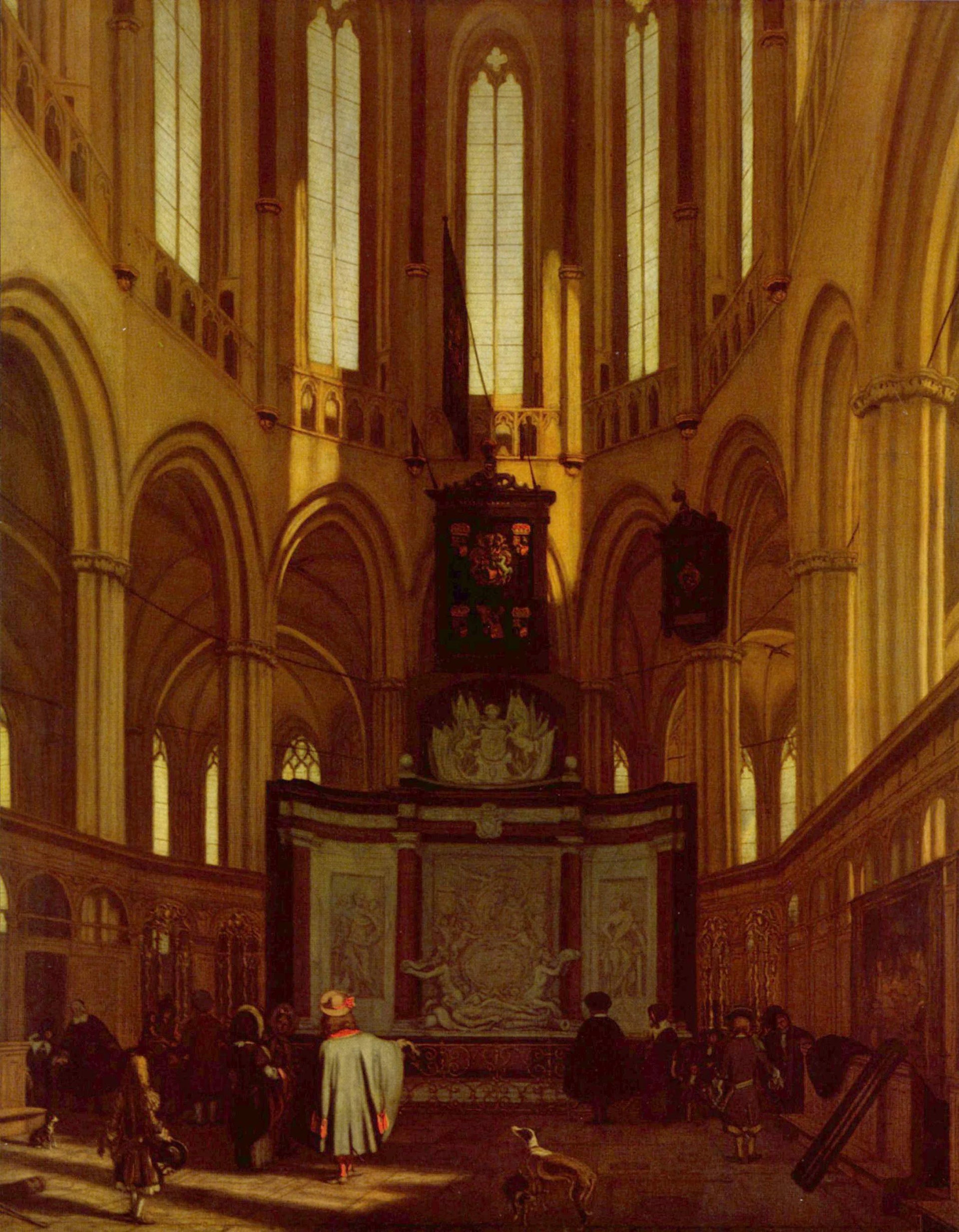 Le mausolée de De Ruyter dans la Nieuwe Kerk à Amsterdam - Emanuel de Witte