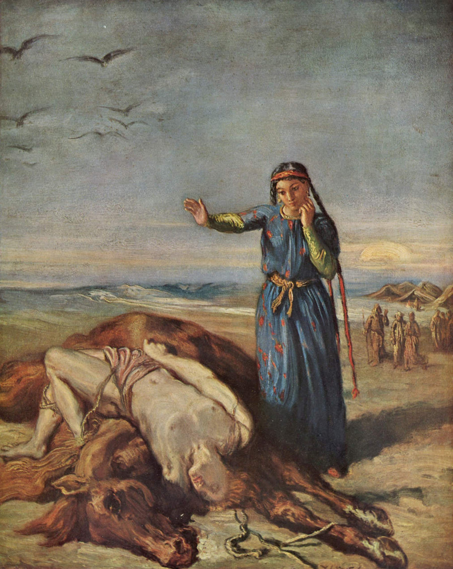 Mazeppa baygın halde bulunmuş - Théodore Chassériau
