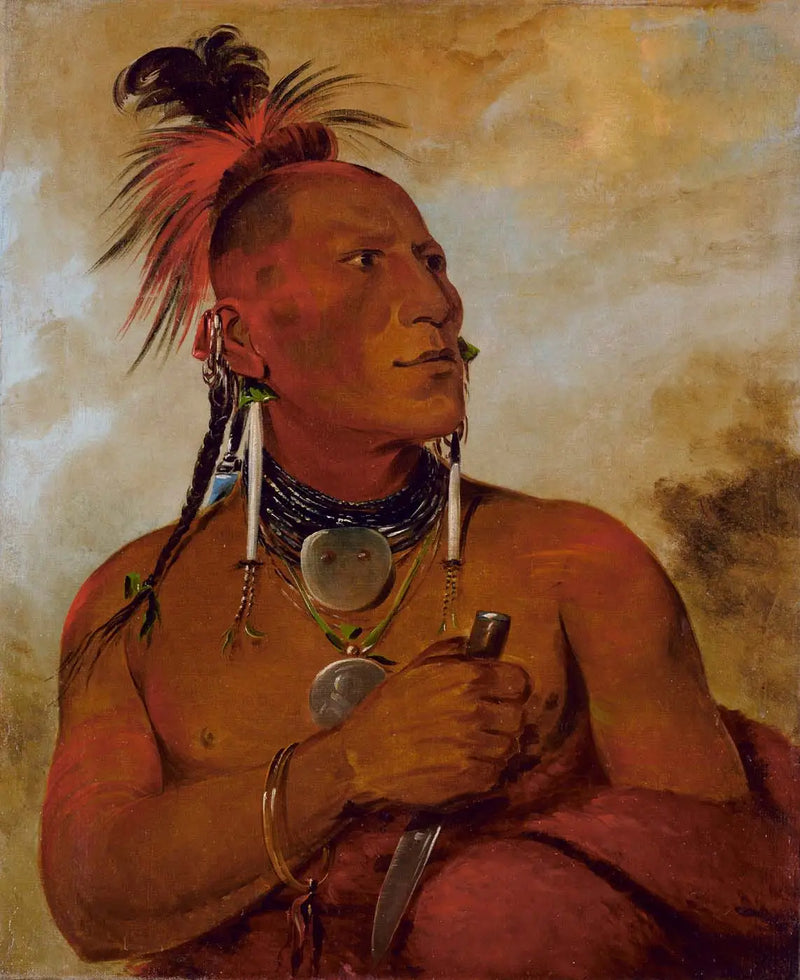 Meach-o-shín-gaw, küçük beyaz ayı, saygıdeğer ve seçkin - George Catlin