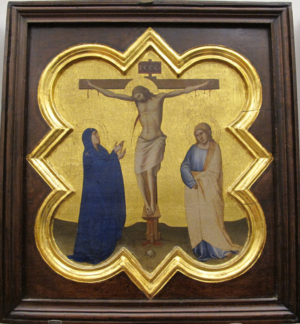 Médaillon quadrilobé de Santa Croce avec Crucifixion - Taddeo Gaddi - Alpha Reproduction