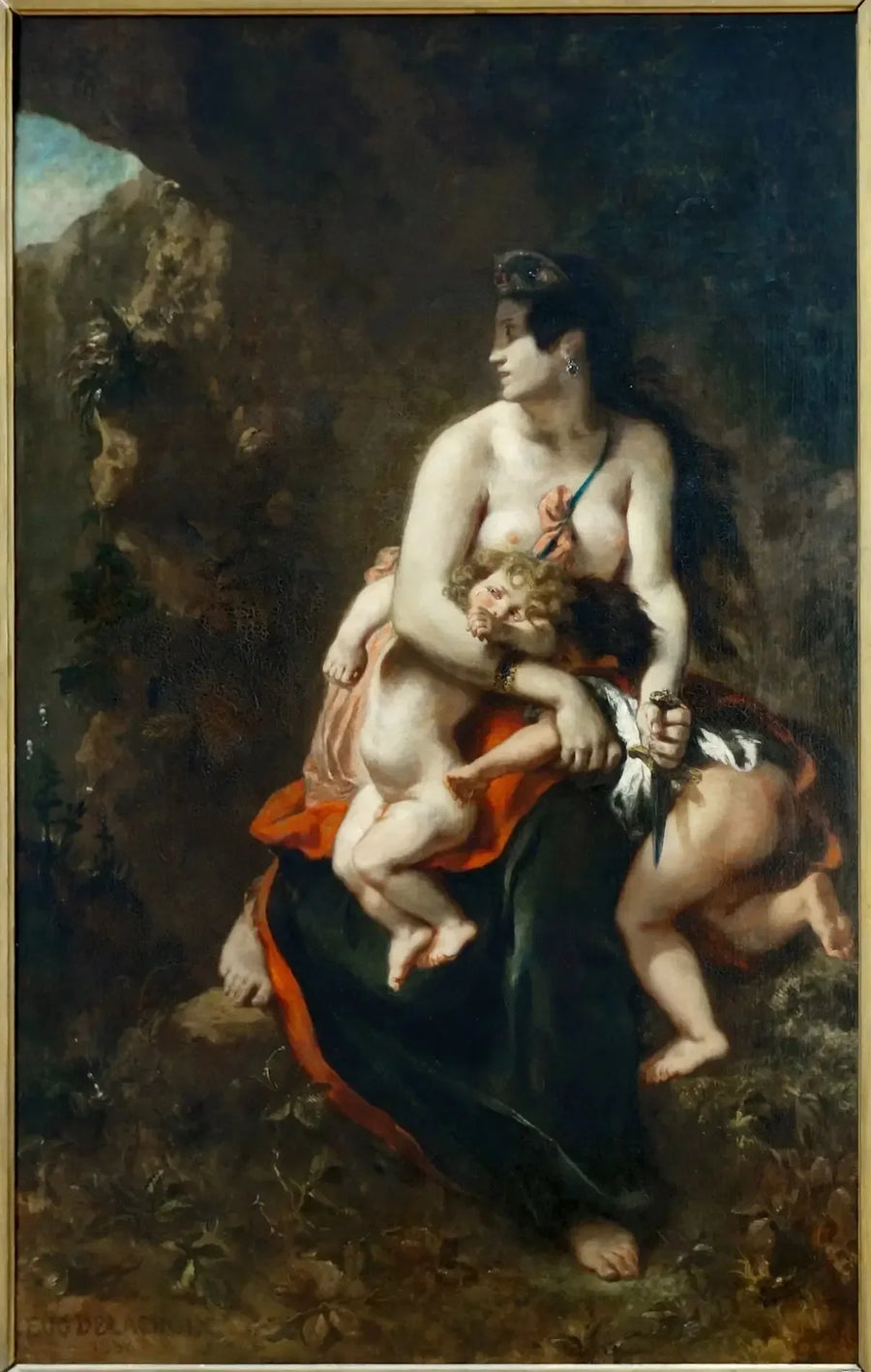 Öfkeli Medea - Eugène Delacroix