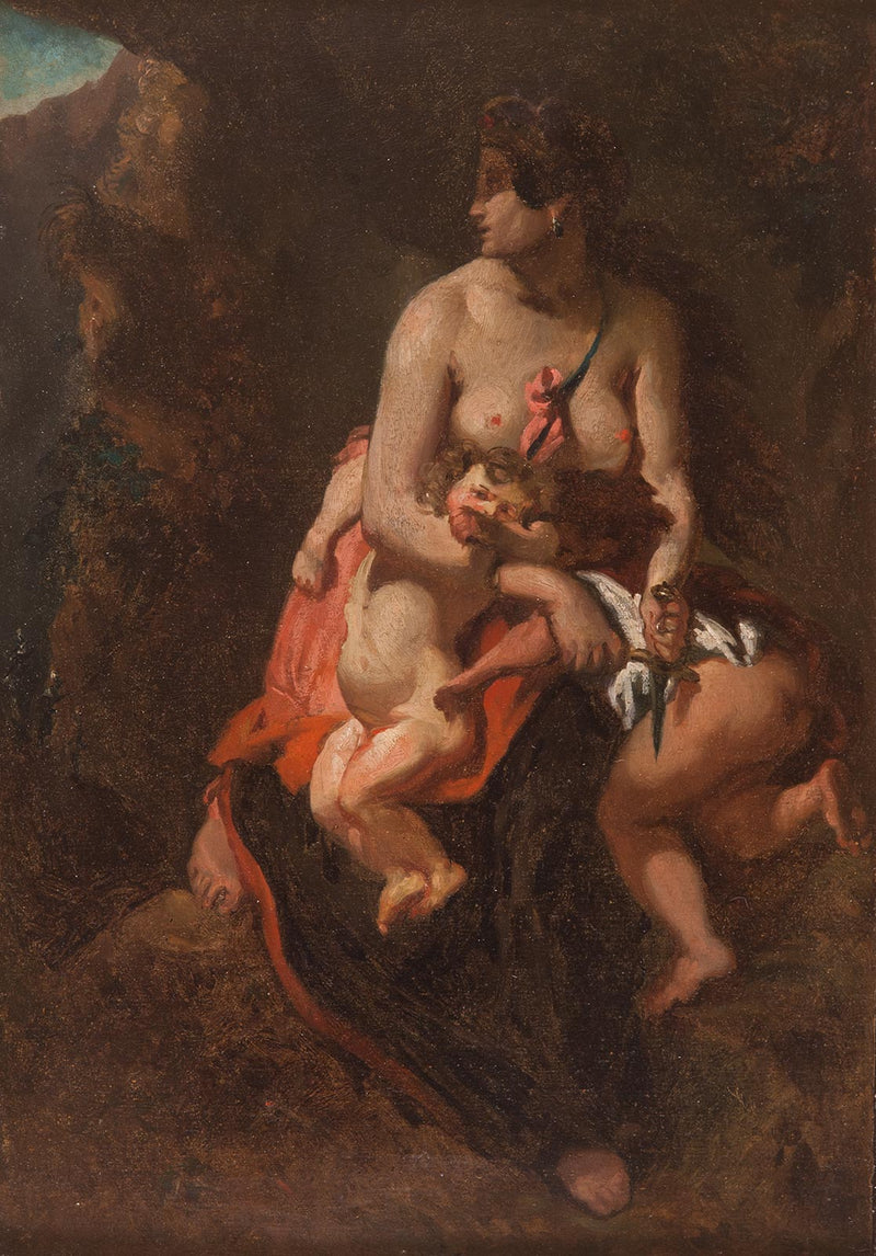 Öfkeli Medea - Théodore Chassériau
