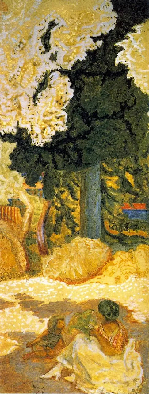Akdeniz. Üçlü (sağ panel) - Pierre Bonnard