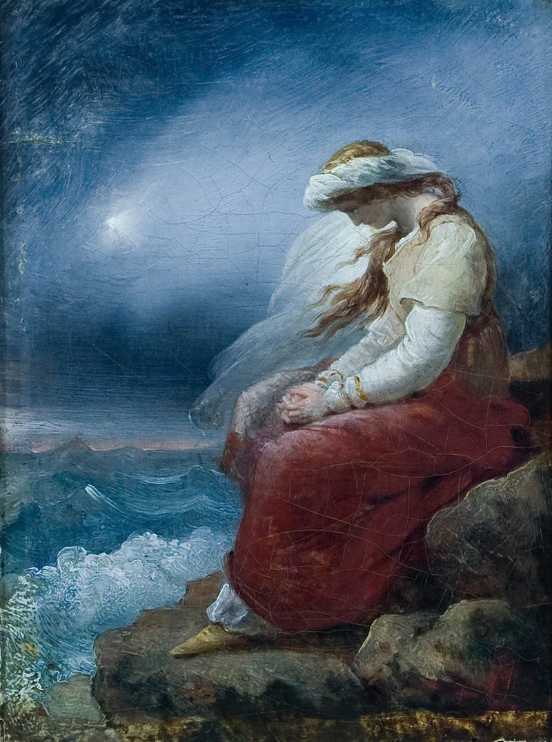 Médora Taş Üzerinde - Ary Scheffer