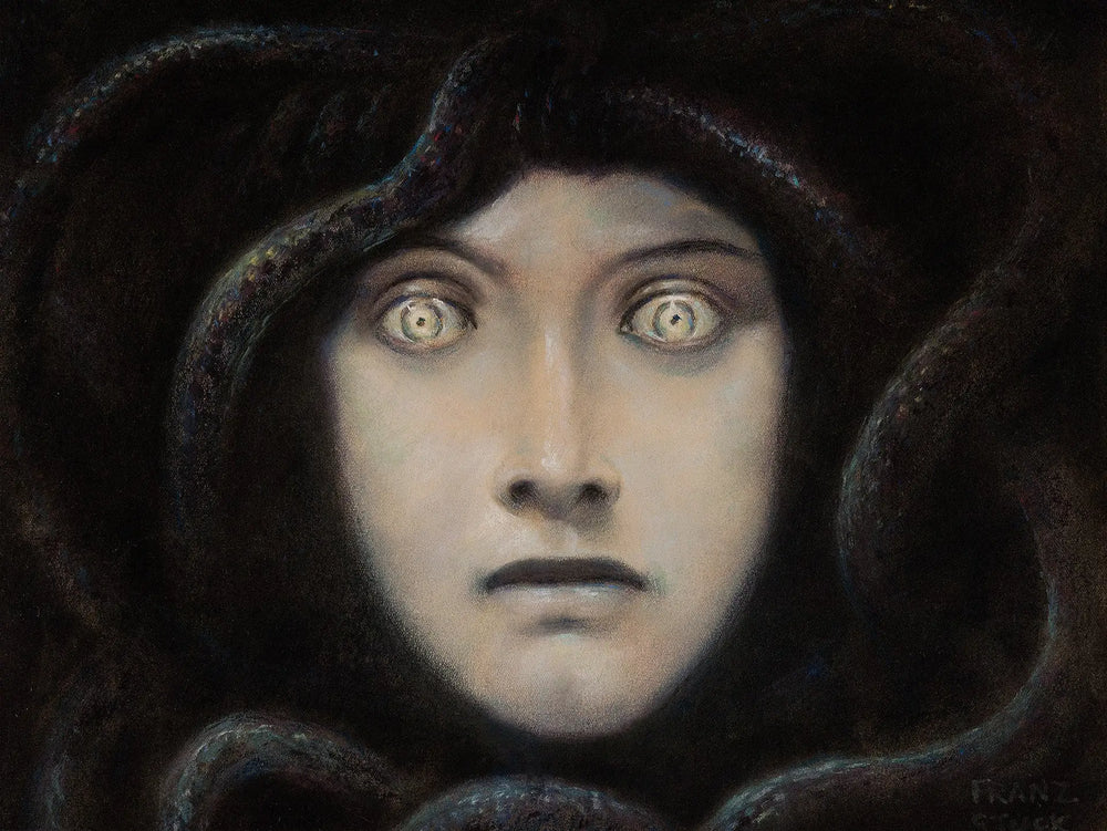 Reproduction du tableau « Méduse - Franz von stuck » par Alpha Reproduction en peinture à l’huile