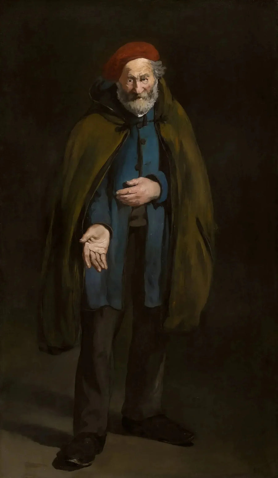 Duffle-coat giymiş Dilenci (Filozof) - Édouard Manet