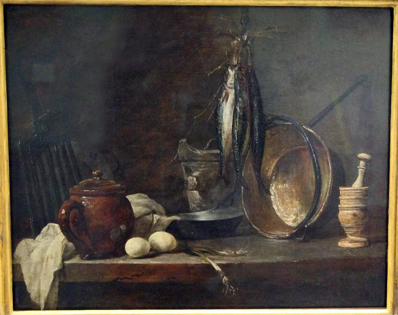 İnce Menü ve Mutfak Gereçleri - Jean Simeón Chardin