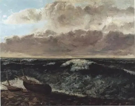 Hırçın Deniz - Gustave Courbet